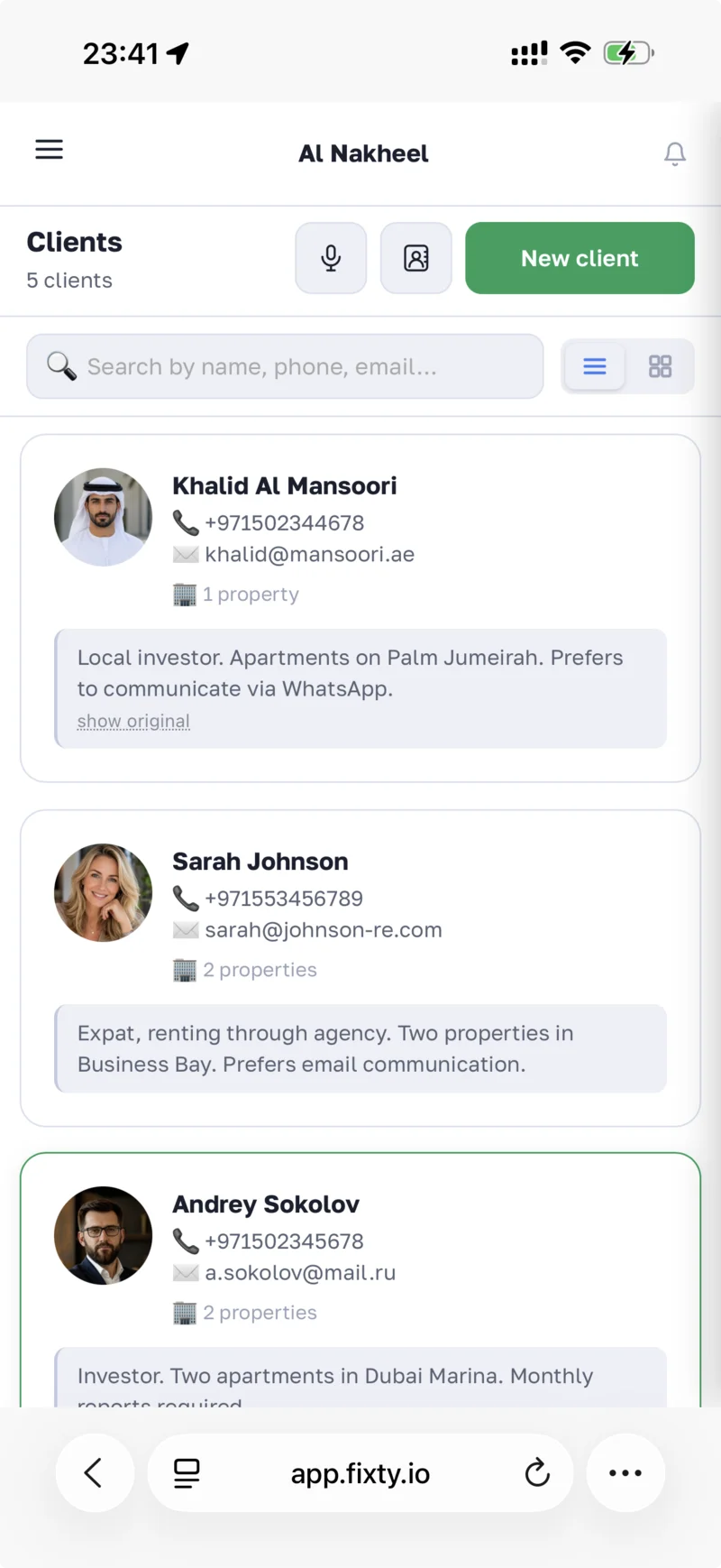 Clients